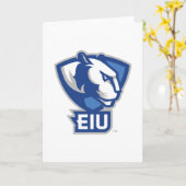 Universiteit van Illinois Panthers Logo Kaart (Gele Bloem)