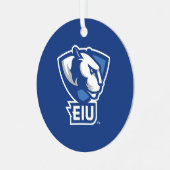 Universiteit van Illinois Panthers Logo Metalen Ornament (Voorkant links)