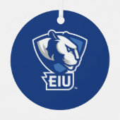 Universiteit van Illinois Panthers Logo Metalen Ornament (Voorkant)
