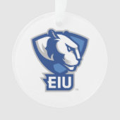 Universiteit van Illinois Panthers Logo Ornament (voorkant)