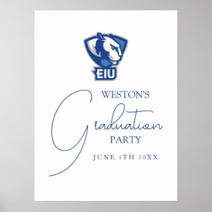 Universiteit van Illinois Panthers Logo Poster