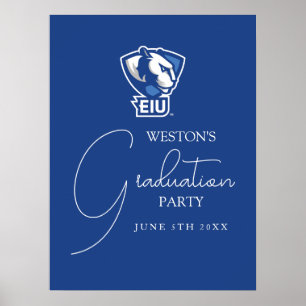 Universiteit van Illinois Panthers Logo Poster