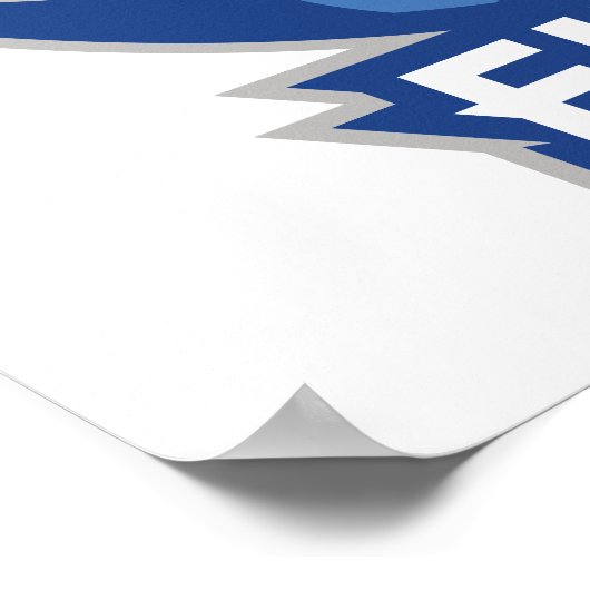 Universiteit van Illinois Panthers Logo Poster (Hoek)