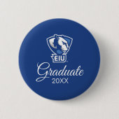 Universiteit van Illinois Panthers Logo Ronde Button 5,7 Cm (Voorkant)