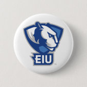 Universiteit van Illinois Panthers Logo Ronde Button 5,7 Cm (Voorkant)