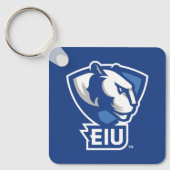 Universiteit van Illinois Panthers Logo Sleutelhanger (Voorkant)