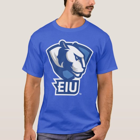 Universiteit van Illinois Panthers Logo T-shirt (Voorkant)