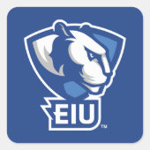 Universiteit van Illinois Panthers Logo Vierkante Sticker (Voorkant)
