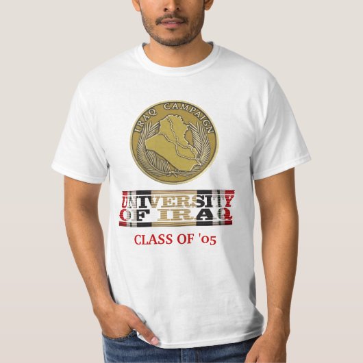 Universiteit van Irak Klasse Shirt (Voorkant)