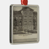Universiteit van Kansas Wesleyan Metalen Ornament (Rechts)