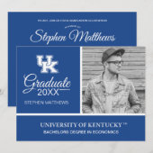 Universiteit van Kentucky | Afstuderen Kaart (Voorkant / Achterkant)