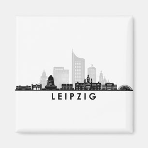 Universiteit van LEIPZIG Duitsland City Skyline Si Magneet