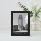 Universiteit van Michigan Clock Tower Briefkaart (Staand voorkant)