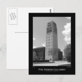 Universiteit van Michigan Clock Tower Briefkaart (Voorkant / Achterkant)