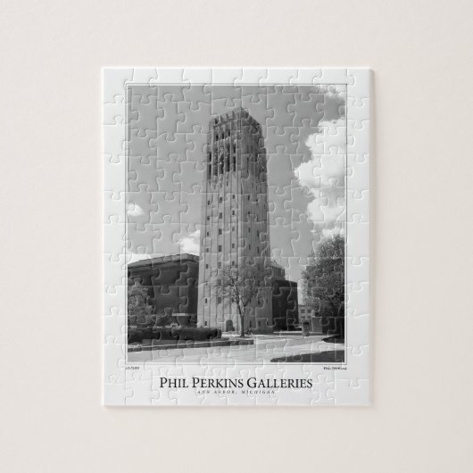 Universiteit van Michigan Clock Tower Legpuzzel (Verticaal)