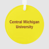 Universiteit van Michigan Ornament (achterkant)