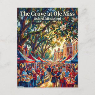 Universiteit van Mississippi Mississippi Briefkaart