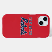 Universiteit van Mississippi | Ole Miss Rebels Case-Mate iPhone Case (Achterkant (horizontaal))