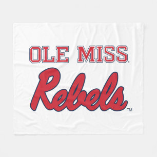 Universiteit van Mississippi   Ole Miss Rebels Fleece Deken