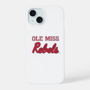 Universiteit van Mississippi   Ole Miss Rebels iPhone 15 Hoesje