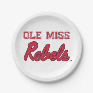 Universiteit van Mississippi   Ole Miss Rebels Papieren Bordje