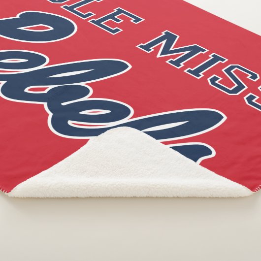 Universiteit van Mississippi | Ole Miss Rebels Sherpa Deken (3/4)