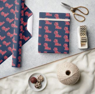 Universiteit van Mississippi | OLE Miss Script Cadeaupapier