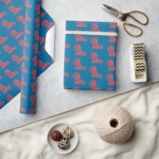 Universiteit van Mississippi | OLE Miss Script Cadeaupapier (Crafts)