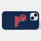 Universiteit van Mississippi | OLE Miss Script Case-Mate iPhone Case (Achterkant (horizontaal))