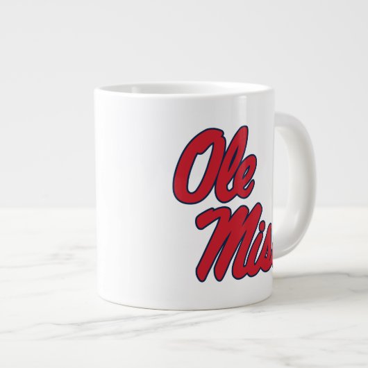 Universiteit van Mississippi | OLE Miss Script Extra Grote Beker (Voorkant rechts)