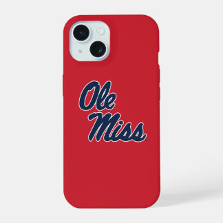 Universiteit van Mississippi | OLE Miss Script iPhone 15 Hoesje