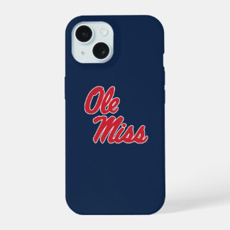 Universiteit van Mississippi | OLE Miss Script iPhone 15 Hoesje