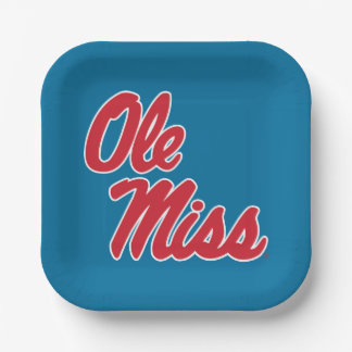 Universiteit van Mississippi | OLE Miss Script Papieren Bordje
