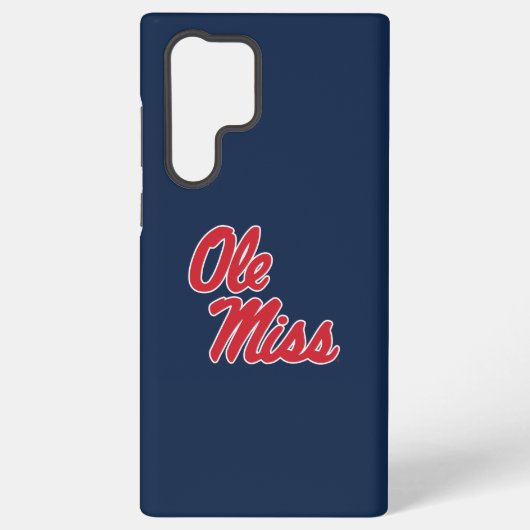 Universiteit van Mississippi | OLE Miss Script Samsung Galaxy Hoesje (Achterkant)
