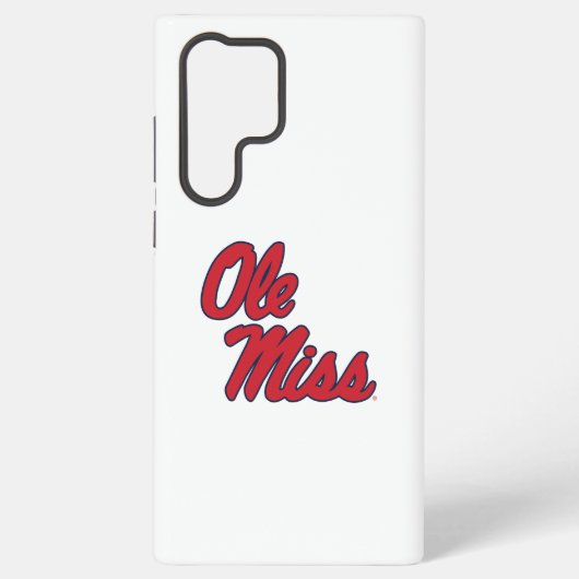 Universiteit van Mississippi | OLE Miss Script Samsung Galaxy Hoesje (Achterkant)