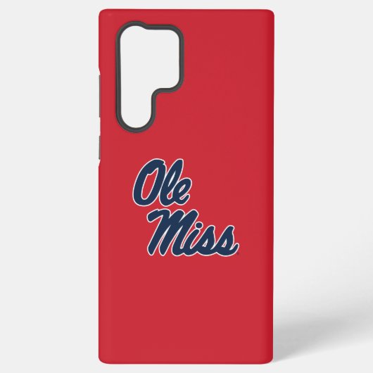 Universiteit van Mississippi | OLE Miss Script Samsung Galaxy Hoesje (Achterkant)