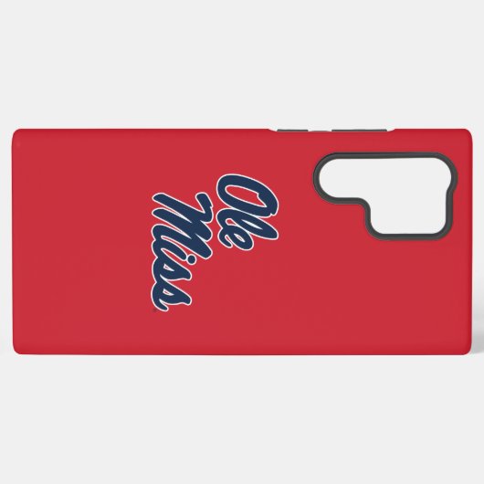 Universiteit van Mississippi | OLE Miss Script Samsung Galaxy Hoesje (Achterkant horizontaal)