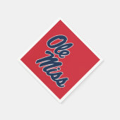 Universiteit van Mississippi | OLE Miss Script Servet (Hoek)