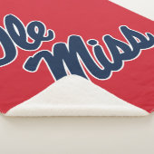 Universiteit van Mississippi | OLE Miss Script Sherpa Deken (3/4)