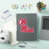 Universiteit van Mississippi | OLE Miss Script Sticker (iPad Cover)