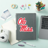 Universiteit van Mississippi | OLE Miss Script Sticker (iPad Cover)