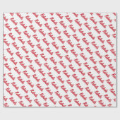 Universiteit van Mississippi | Rebels Script Cadeaupapier (Vlak)