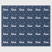 Universiteit van Mississippi | Rebels Script Cadeaupapier (Vlak)