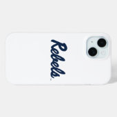 Universiteit van Mississippi | Rebels Script Case-Mate iPhone Case (Achterkant (horizontaal))