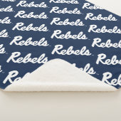 Universiteit van Mississippi | Rebels Script Sherpa Deken (3/4)