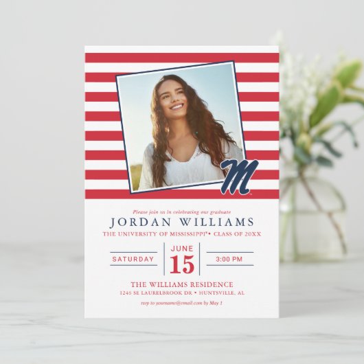 Universiteit van Mississippi | Script M Aankondiging (Staand voorkant)