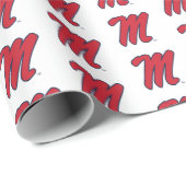 Universiteit van Mississippi | Script M Cadeaupapier (Rol Hoek)