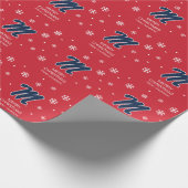 Universiteit van Mississippi | Script M Cadeaupapier (Hoek)