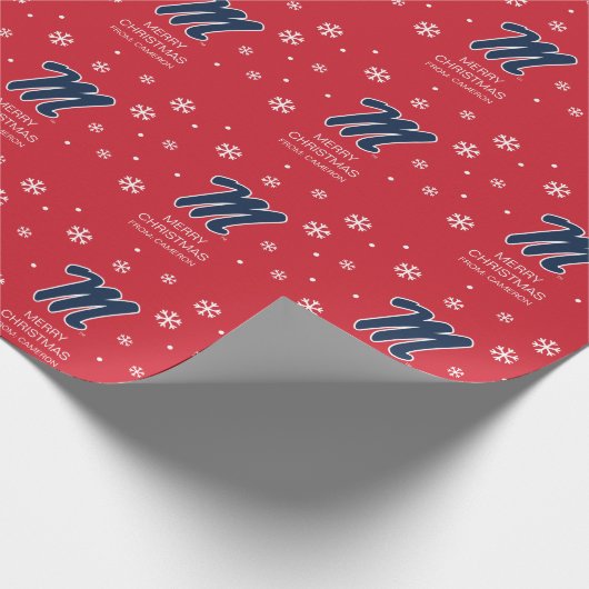 Universiteit van Mississippi | Script M Cadeaupapier (Hoek)