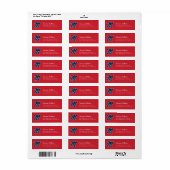 Universiteit van Mississippi | Script M Etiket (Full Sheet)